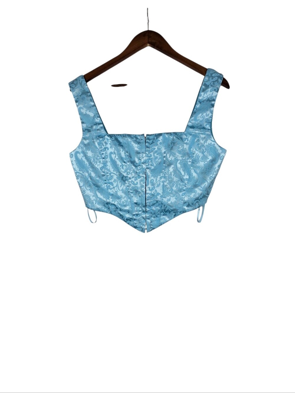 Princess Polly Day Dreaming Corset Top In Light Teal Blue Mermaid Dollette 8
